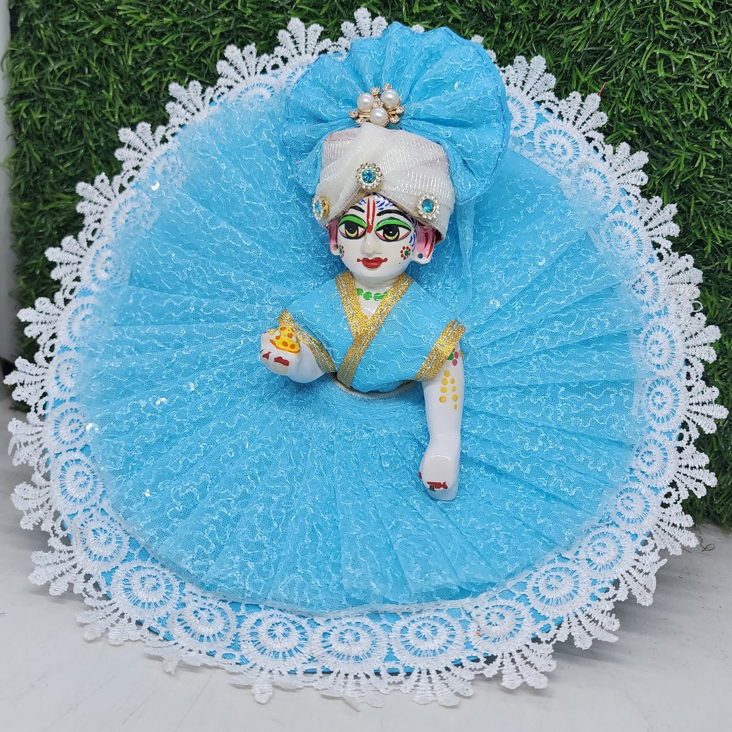 Beautiful net dress for laddu gopal ji