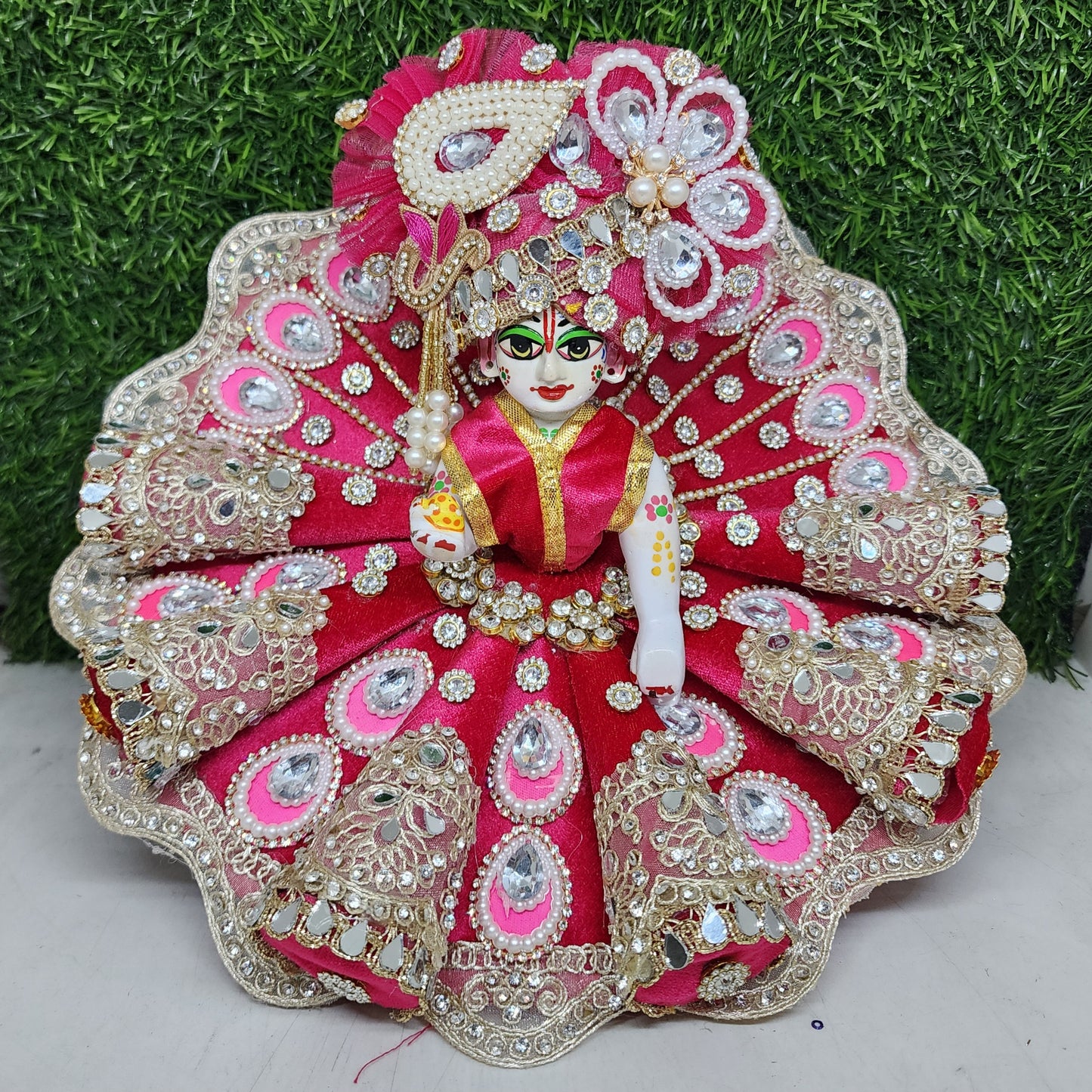 Rani heaviest dress for laddu gopal ji