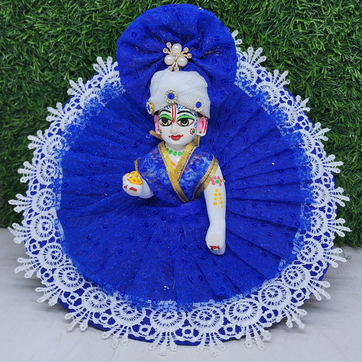 Beautiful net dress for laddu gopal ji