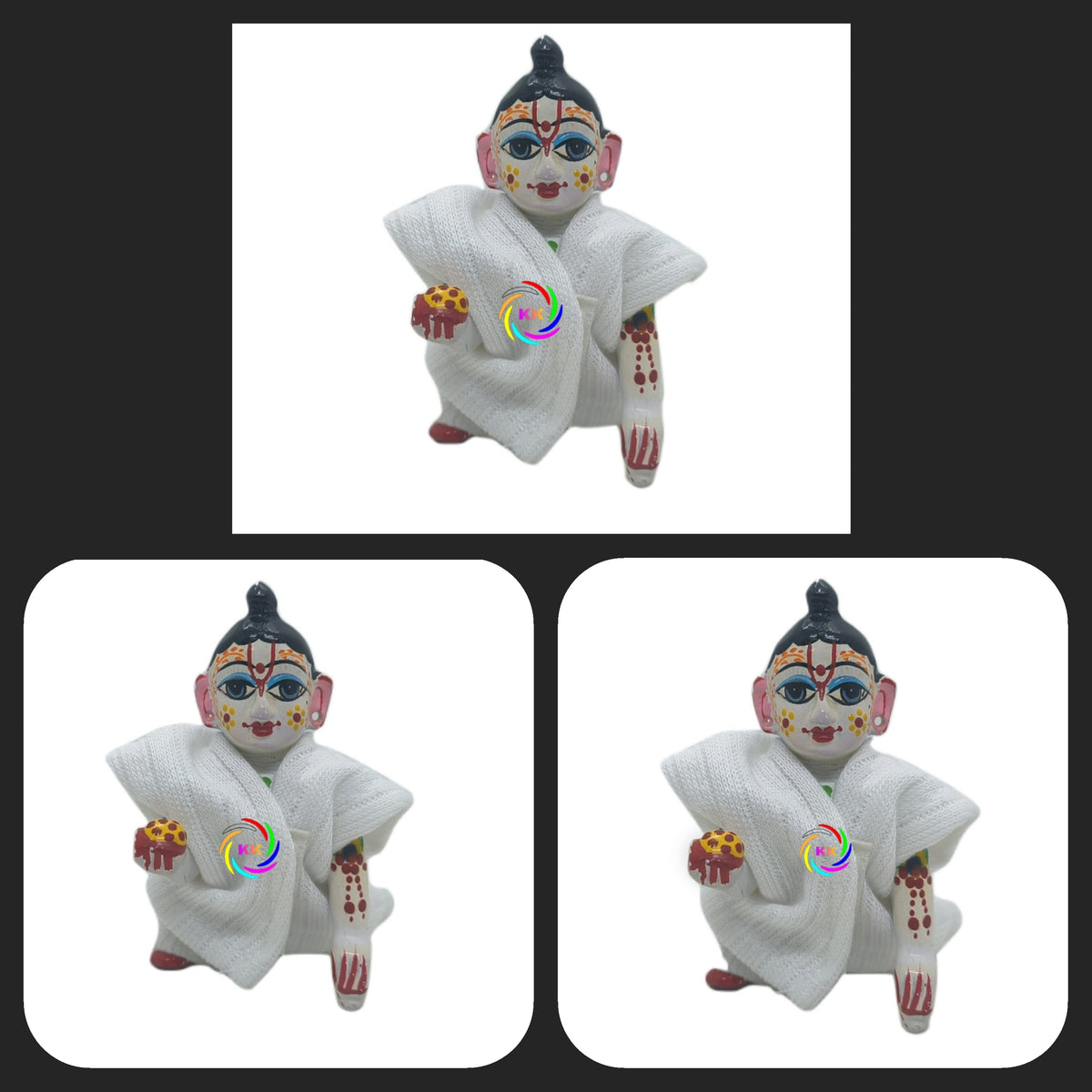 laddu gopal inner suit (pack of 3)