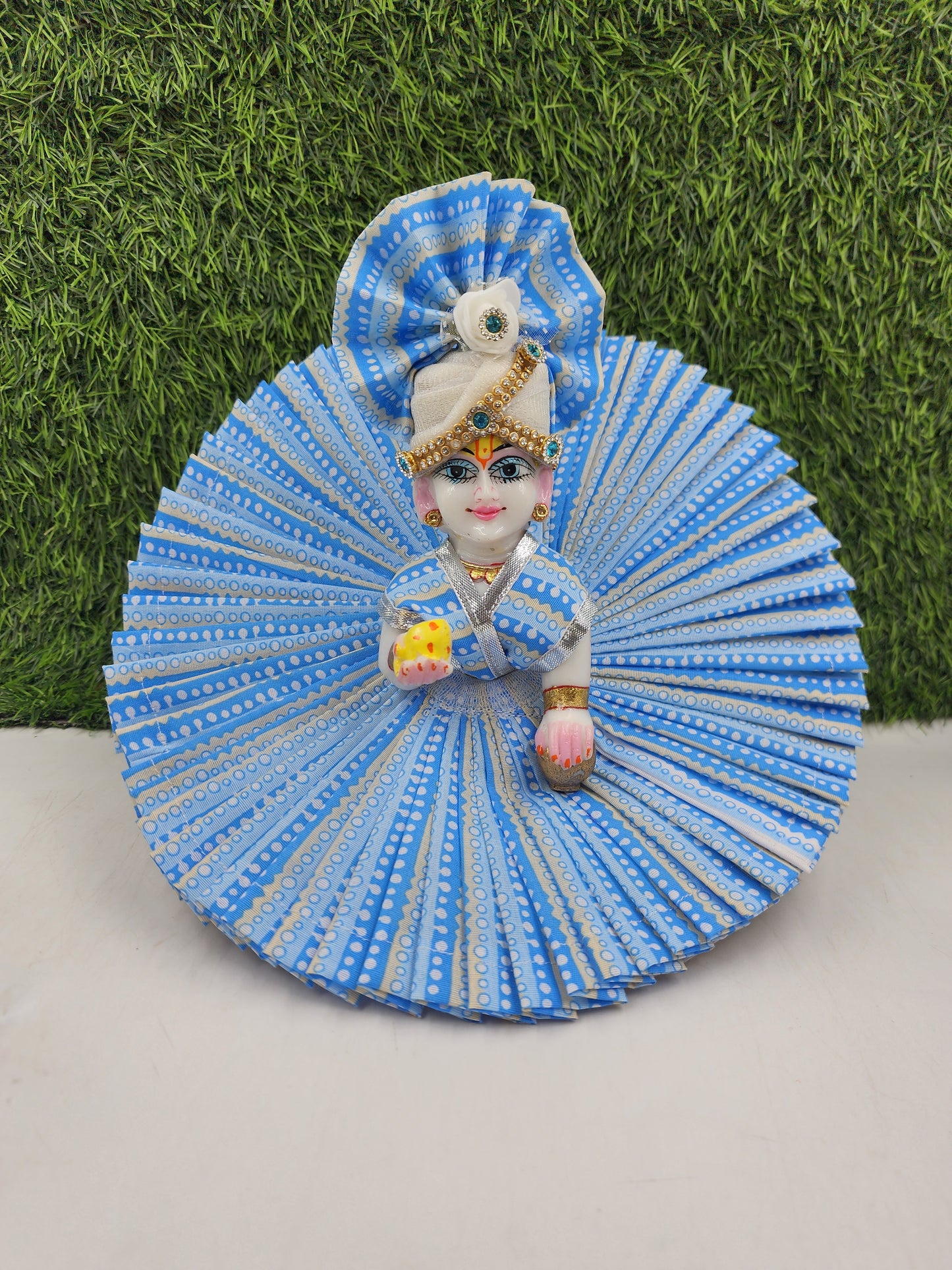 Blue dot Premium Summer Dress for laddu gopal ji