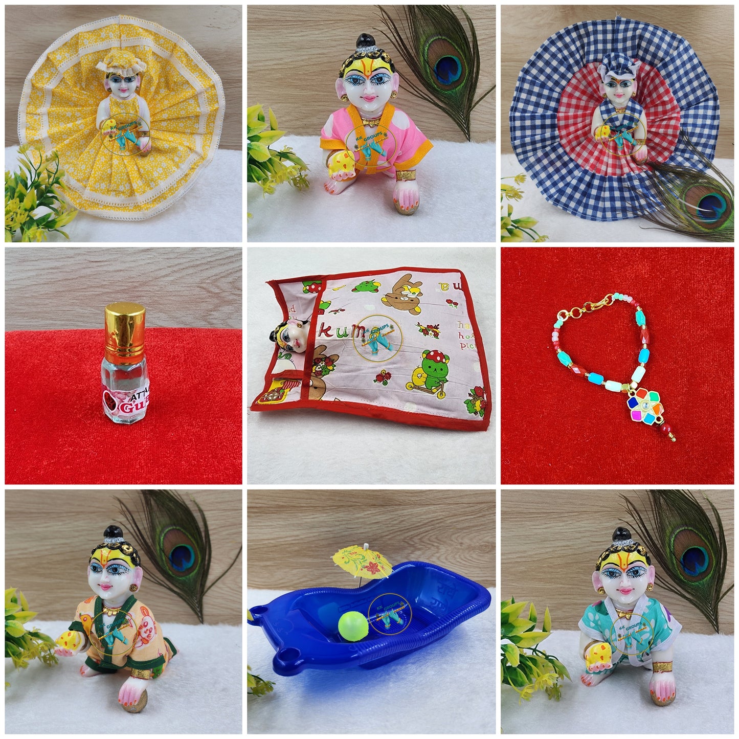 Summer special premium combo (pack of 9) items Random colours and Designs