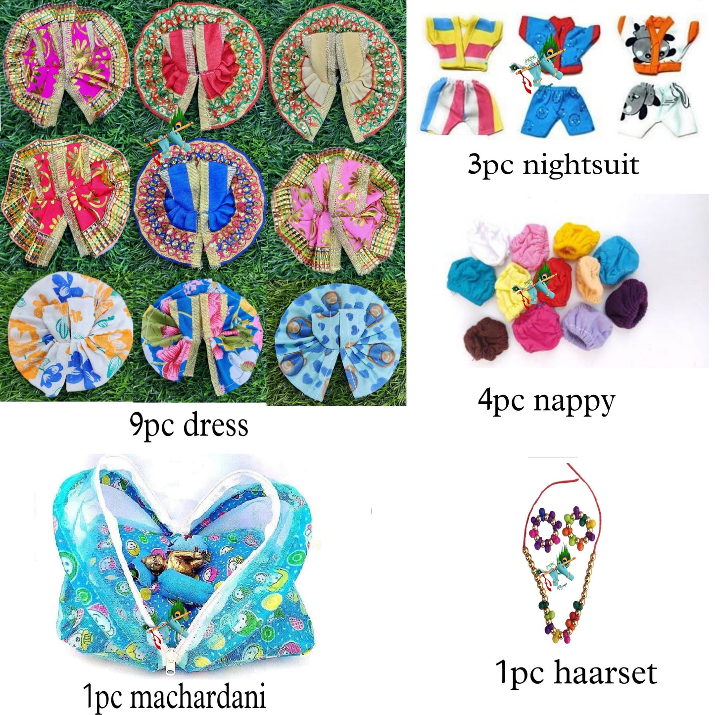 laddu gopal dress combo