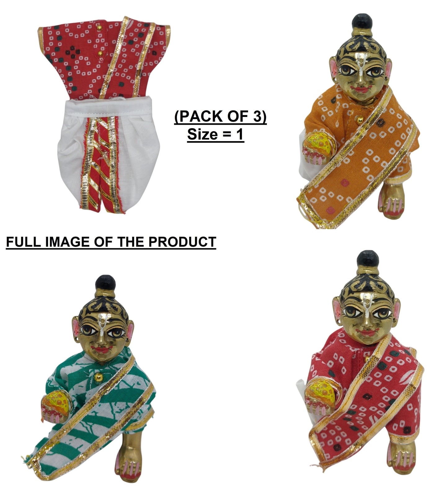 designer safa westurn dress for laddu gopal ji
