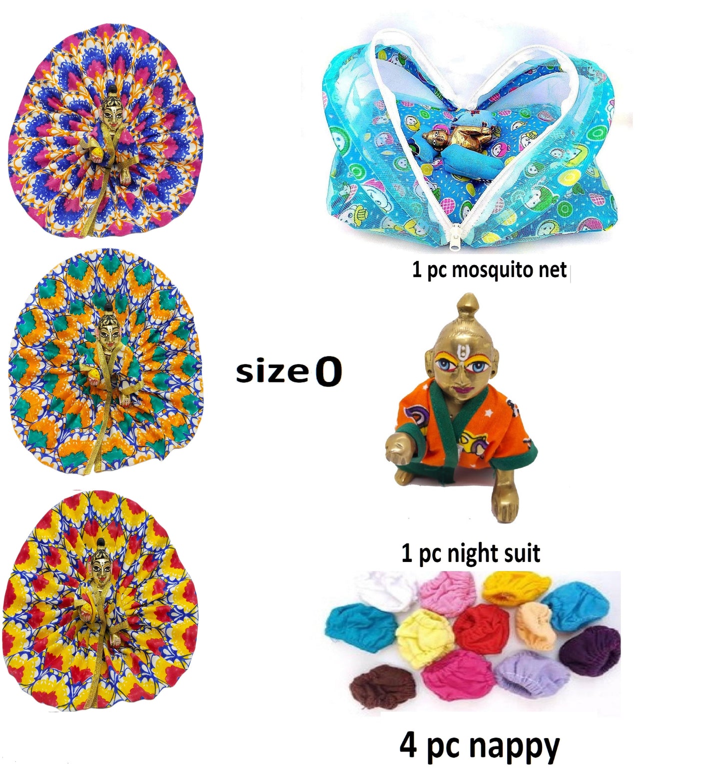 spacial dresses combo for laddu gopal