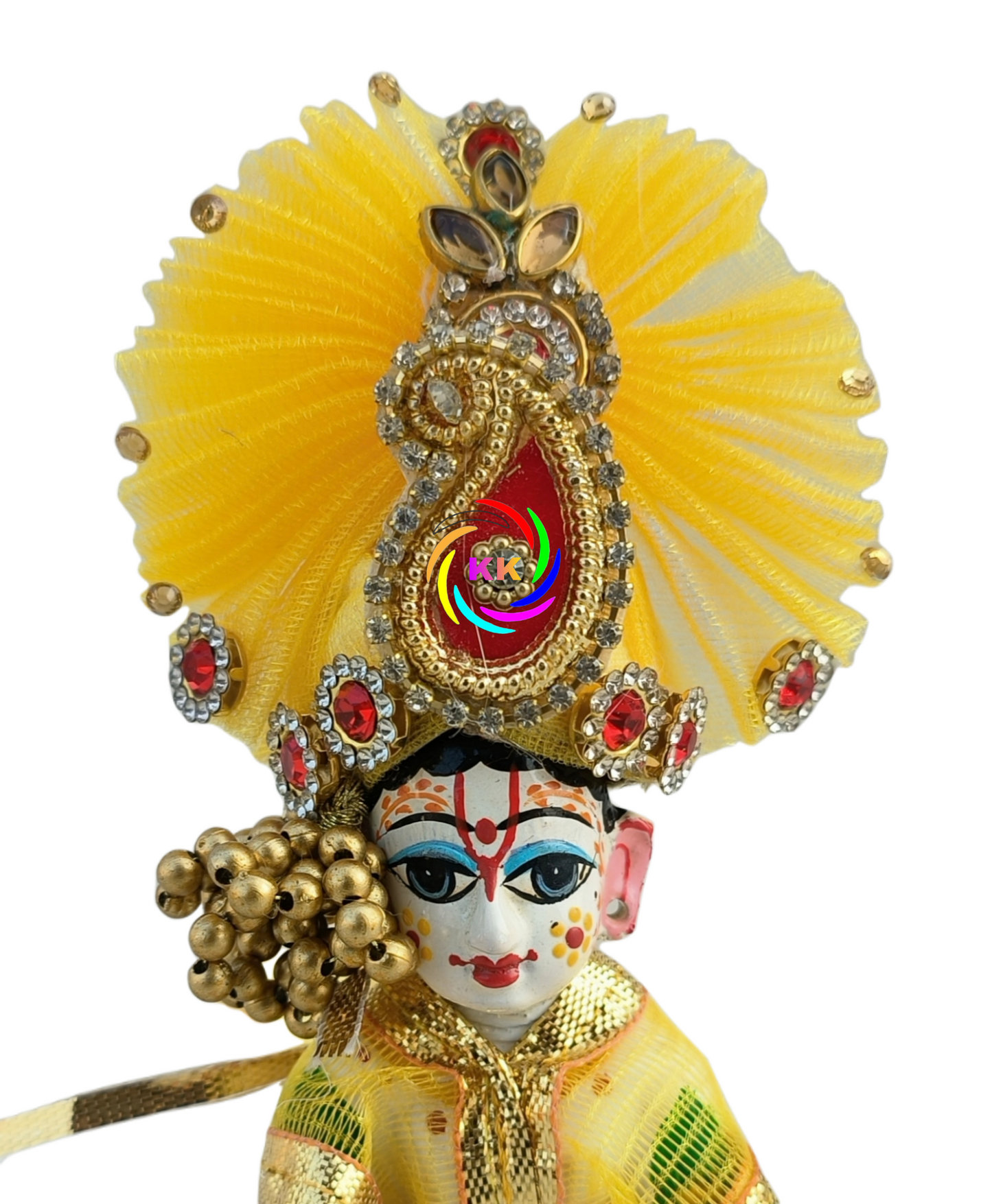 yellow cute pagdi for laddu gopal ji