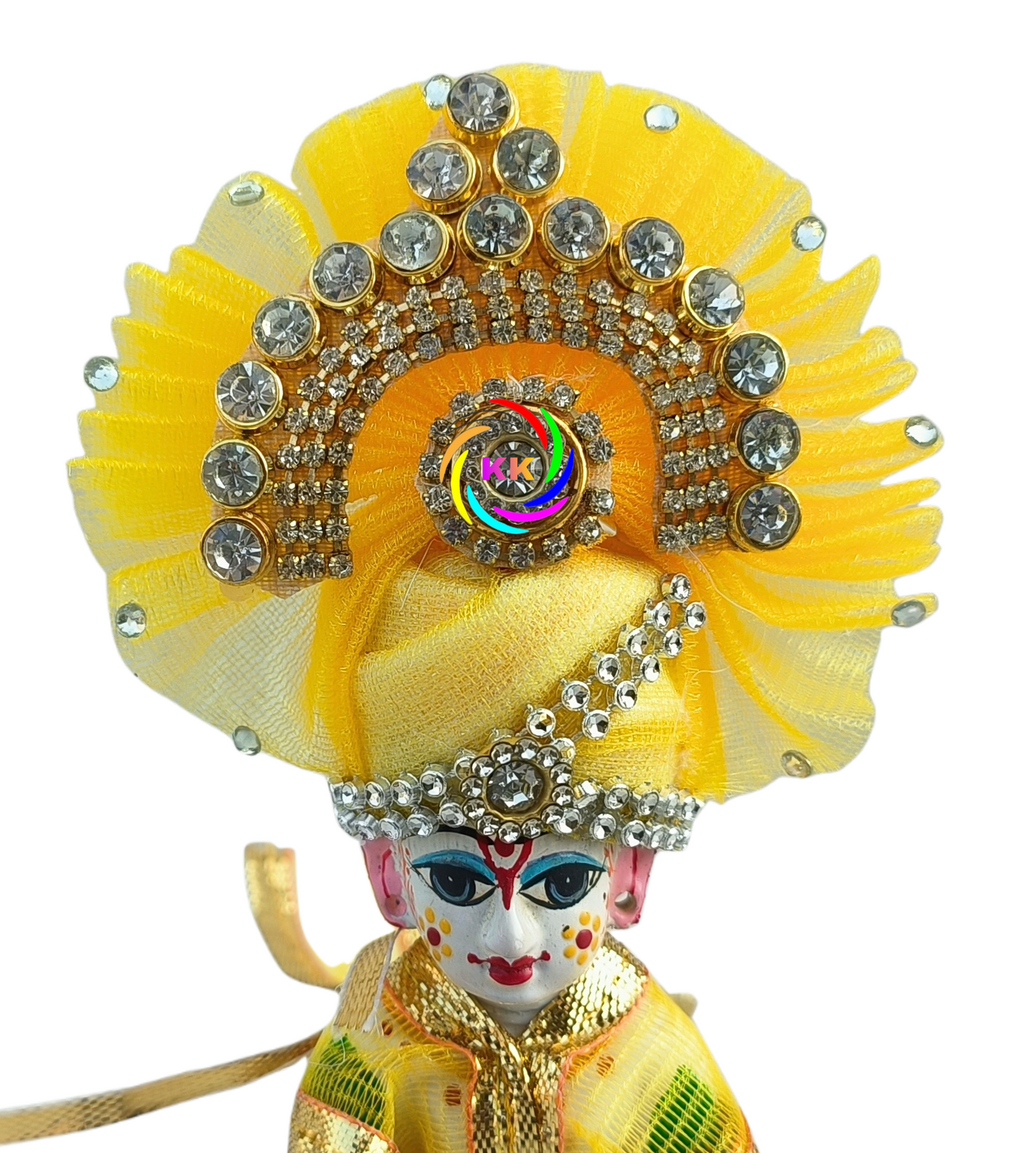 beautyfull yellow colour pagdi for laddu gopal