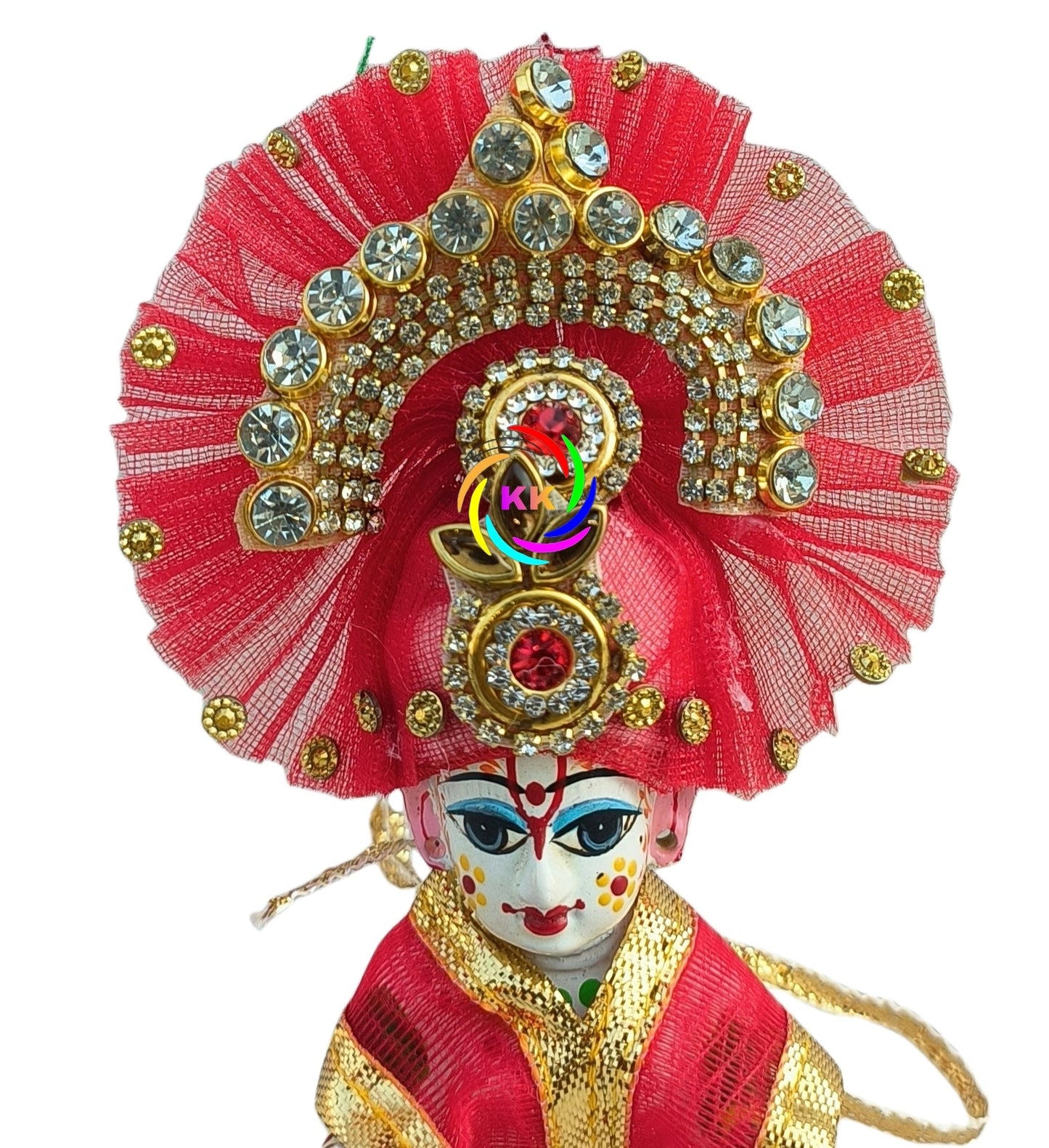 beautyfull red haar pagdi for laddu gopal ji