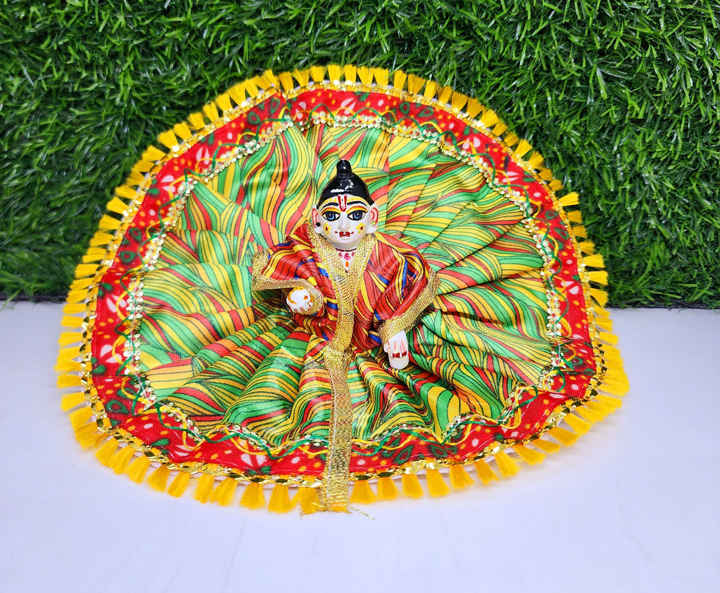 laddu gopal lehriya design fancy dress