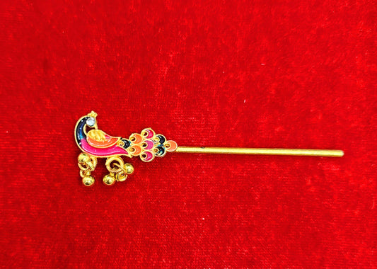 mor design bansuri for laddu gopal ji [ height - 2inch ] [MB - 38]