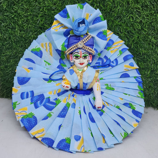 Blue Premium Summer Dress for laddu gopal ji