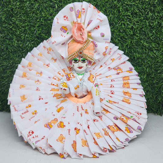 White Premium Summer Dress for laddu gopal ji