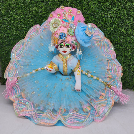 Beautiful Sky Heavy dress for laddu gopal ji