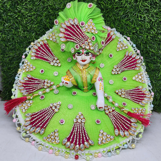 Beautiful Parrot dress for Laddu gopal ji