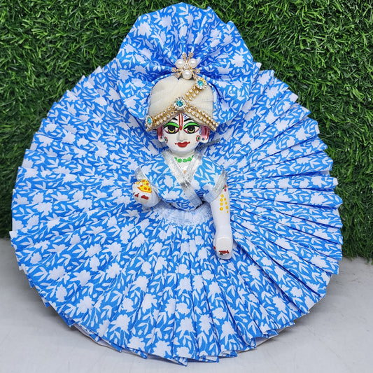 Skyblue Premium Summer Dress for laddu gopal ji