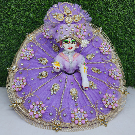Beautiful Lavender dress for Laddu gopal ji