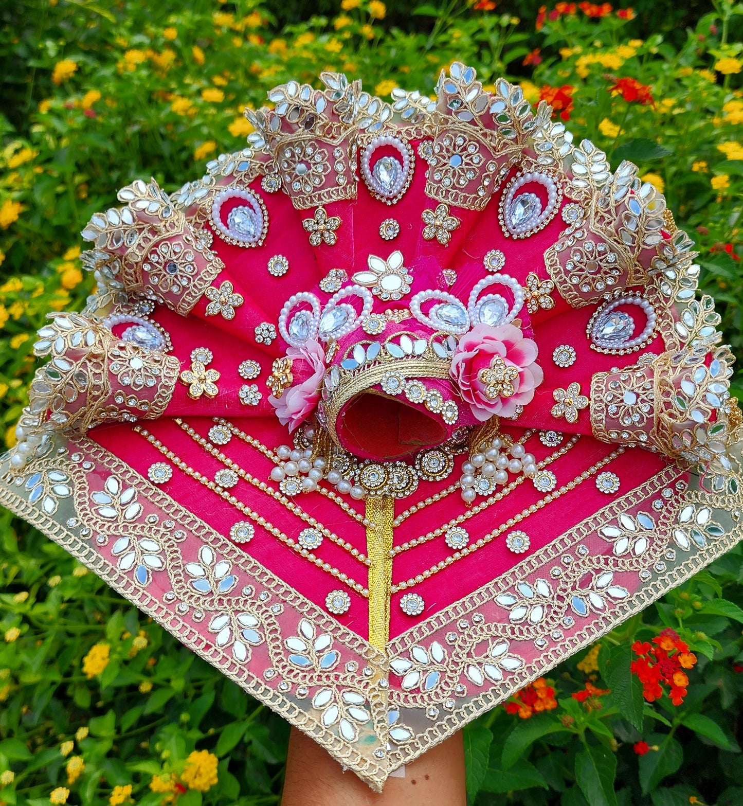 Rani Festive Special Heavy Dress for Laddu Gopal Ji