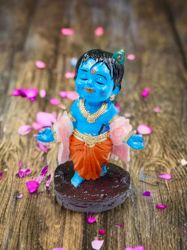 Bal Gopal Ji Idol – Perfect for Home Decor & Puja (4 inch) (2 pieces )