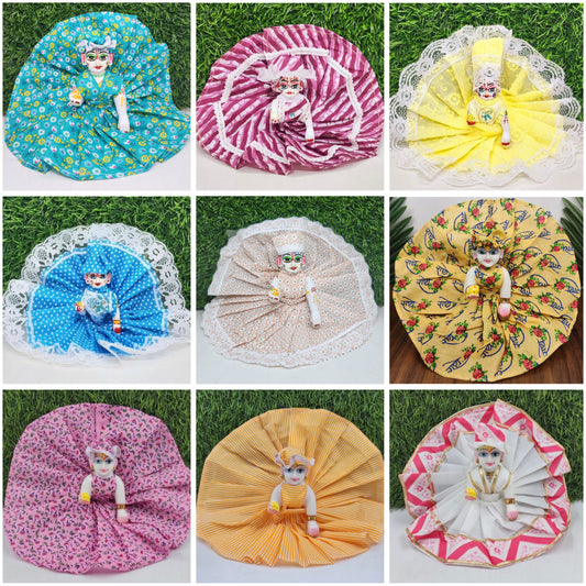 Premium Summer Dresses Combo Pack of 9 pcs (Random Color)