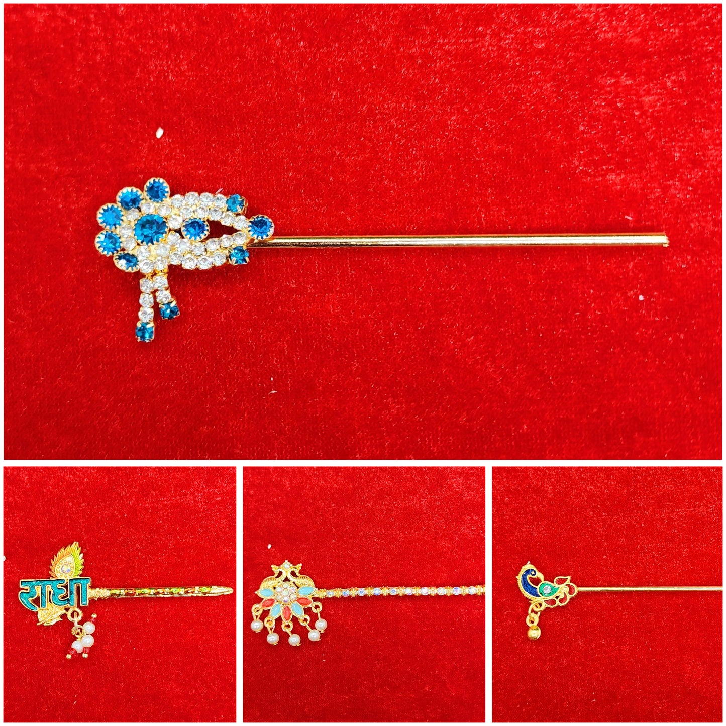 Laddu Gopal Ji Bansuri Combo Pack of 4