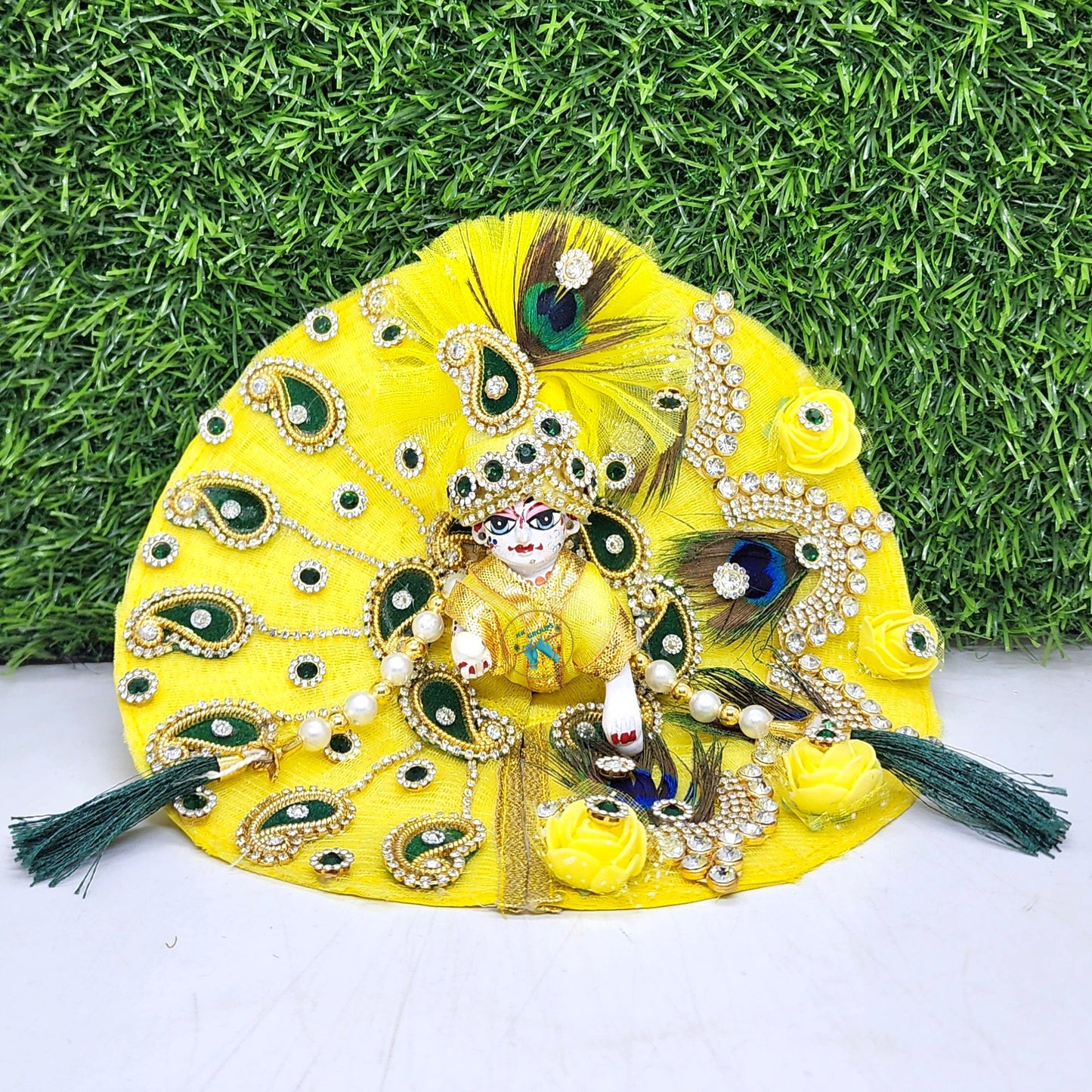 Beautiful lemon dress for laddu gopal ji