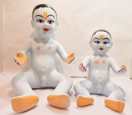 Laddu gopal idol , fibre material , different sitting style (Lalla ji) (1 piece)