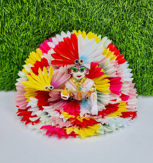 laddu gopal special multi  flower dress