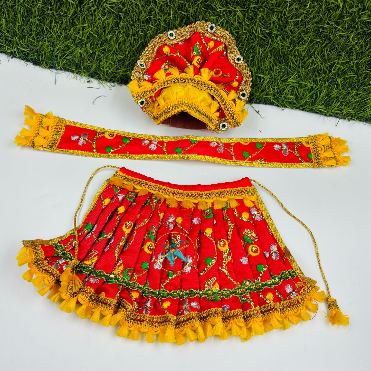 Khatu Shyam Ji Dress (Red)