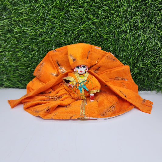 Orange Patti Topi Muffler Special Fancy Washable Dress
