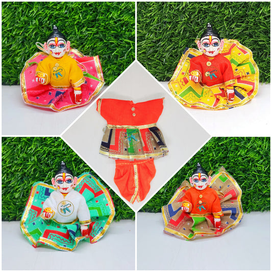 Laddu gopal Gujarati Dress Pack of 4