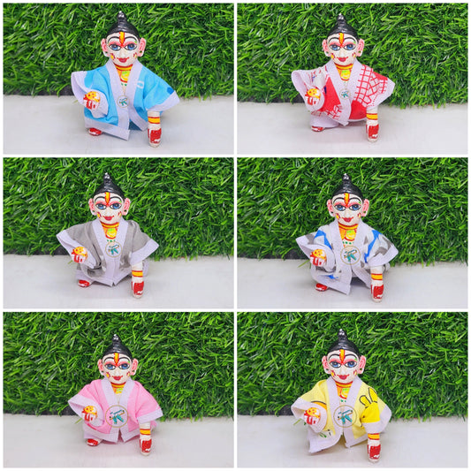 Laddu gopal night suit pack of 6 (RANDOM PRINT AND COLOUR)