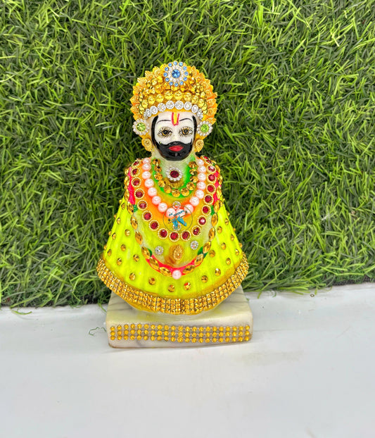 khatu shyam ji idol , fibre material , best quality [height - 6.5inch]