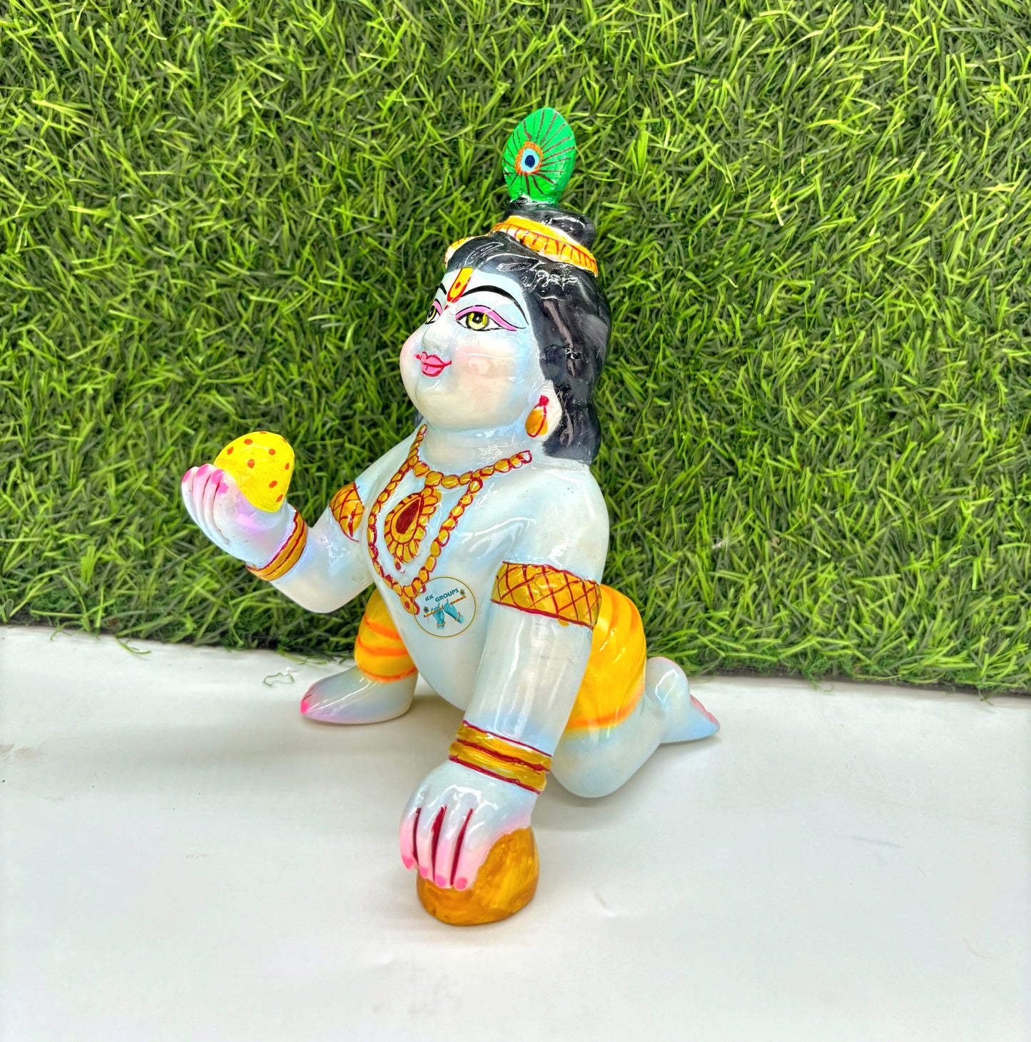 Laddu gopal idol , fibre material , best quality , (size 10 only)