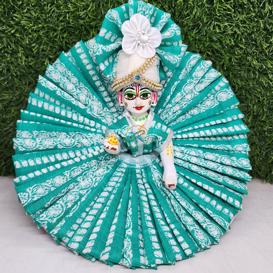 Green Premium Summer Dress for laddu gopal ji