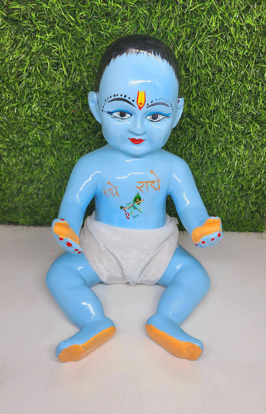 Laddu gopal idol , fibre material , different sitting style (size 10 only)