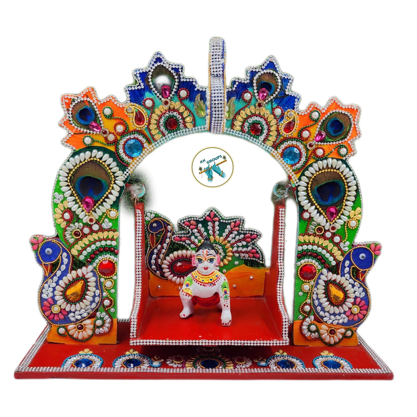 Janmashtami Special heavy Jhula for laddu gopal ji { box packing }