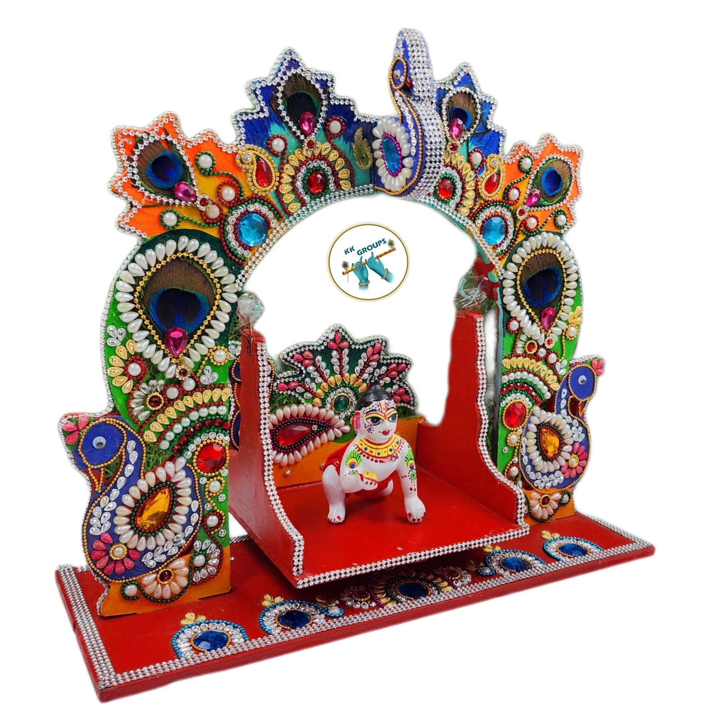 Janmashtami Special heavy Jhula for laddu gopal ji { box packing }