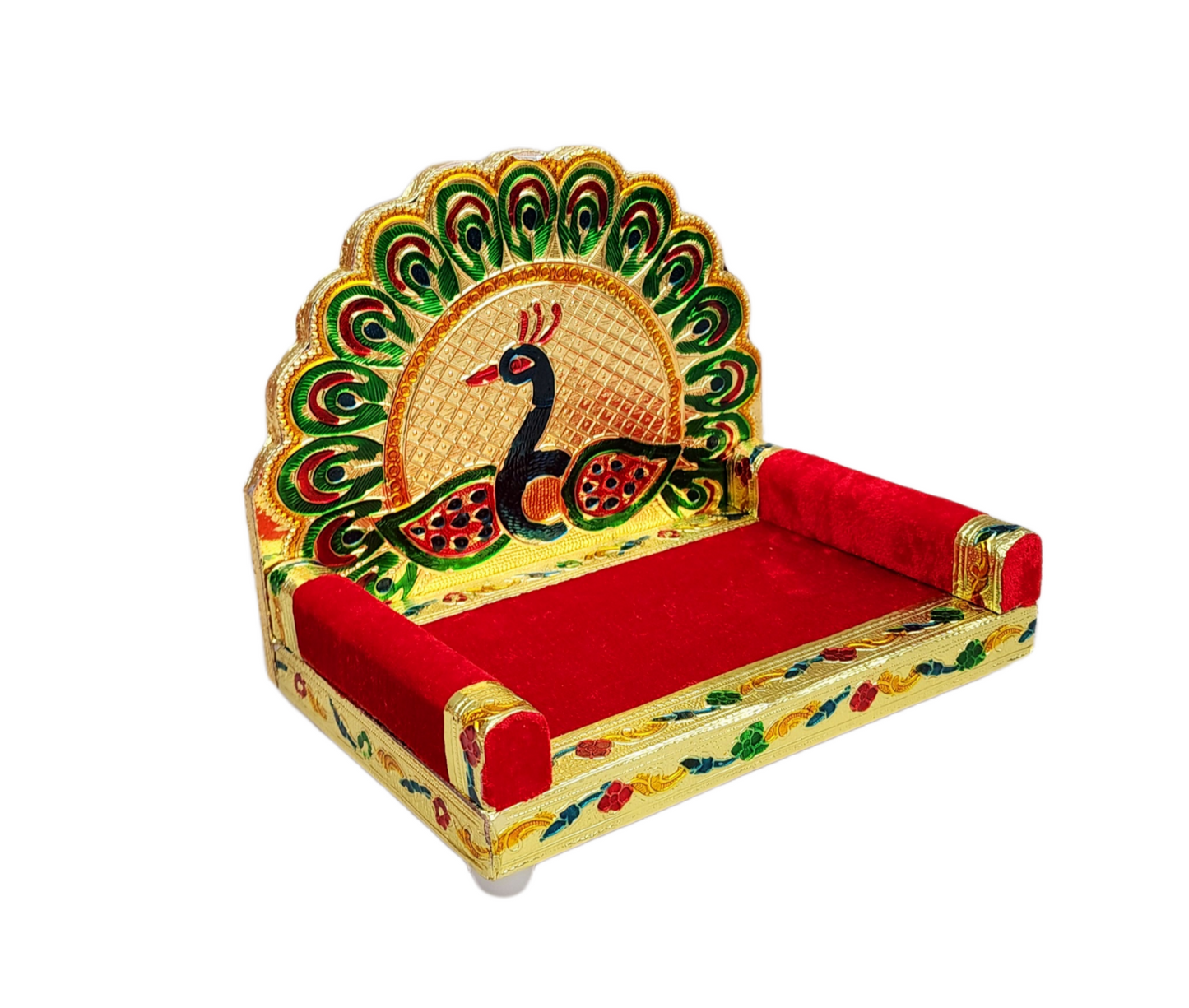 fancy singhasan for laddu gopal ji , wooden material