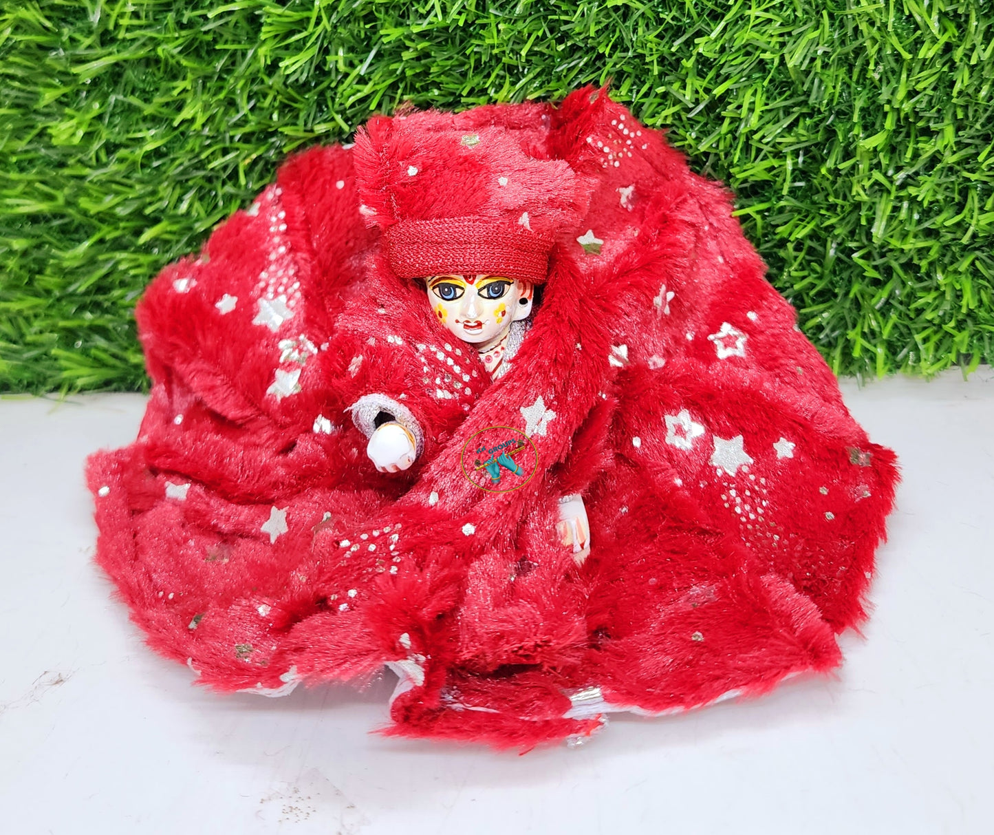 Red star Topi Muffler Special Fancy Washable Dress
