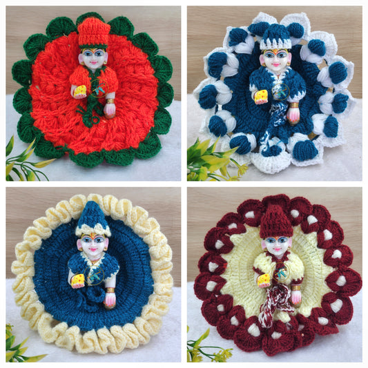 Vardhman winter Special woolen dress combo pack of 4 {random design and color}