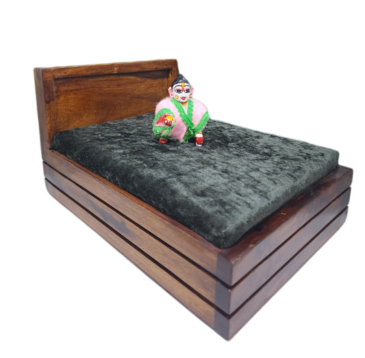 Premium Wooden Bed For Laddu Gopal ji