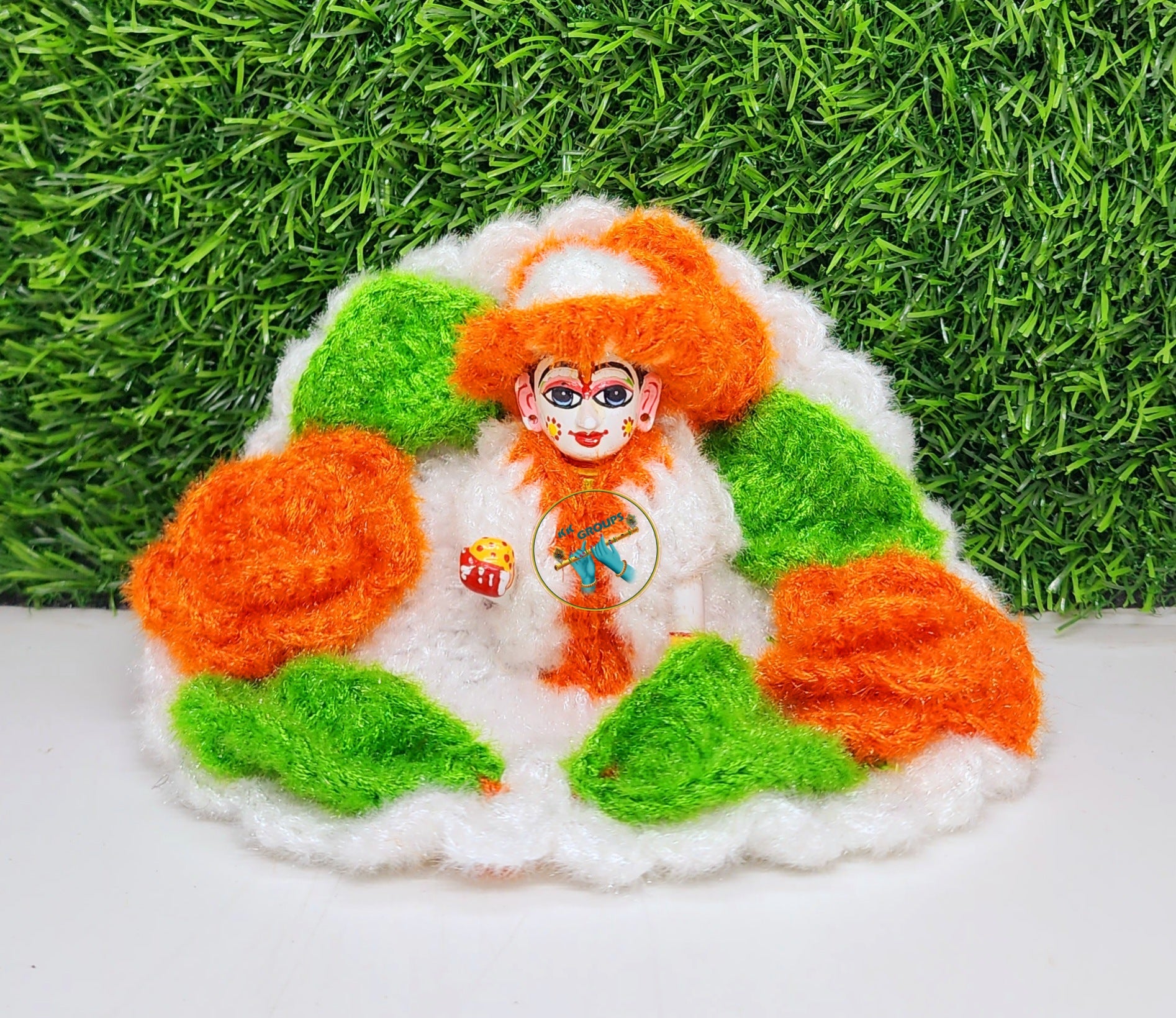 Buy Haridwar Divine Set of 4 laddu Gopal ji Winter Special Woolen Dress  with Cap (Multicolor) Online In India At Discounted Prices