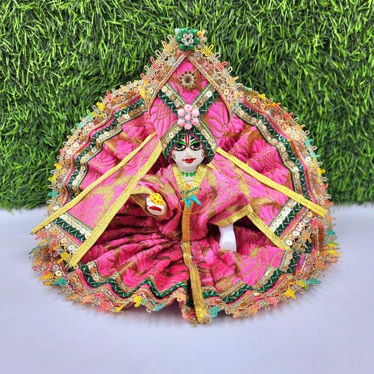 Pink fancy dress for laddu gopal ji