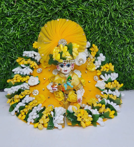 pollen dress with pagdi for laddu gopal ji