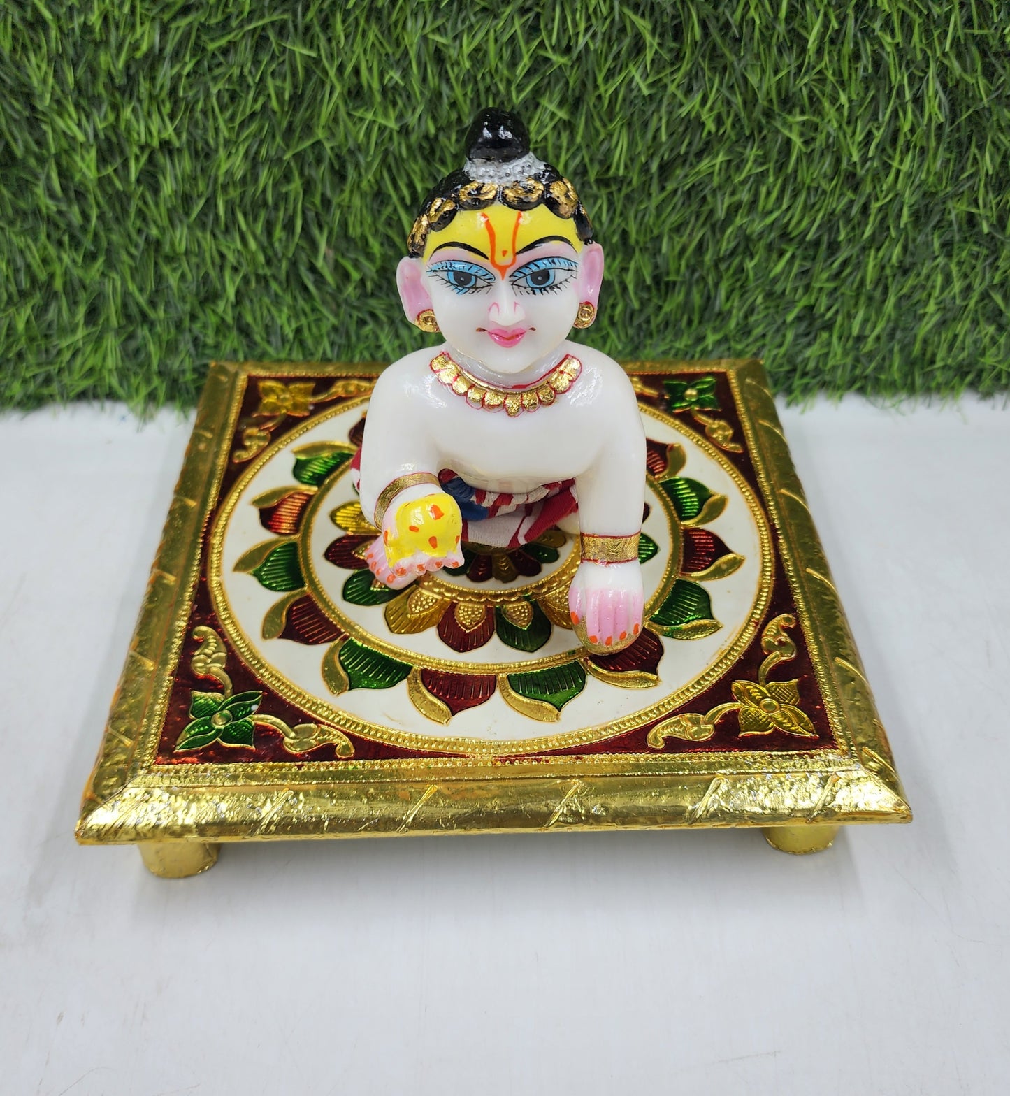 Chowki For laddu gopal ji without idol.