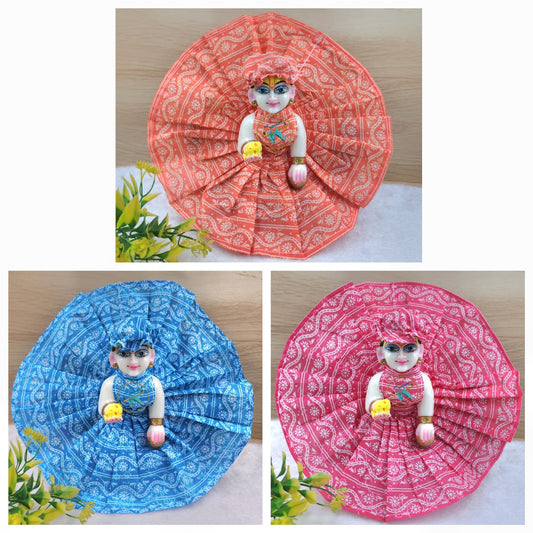 Summer special soft fabric cotton dress pack of 3 [ random colours]