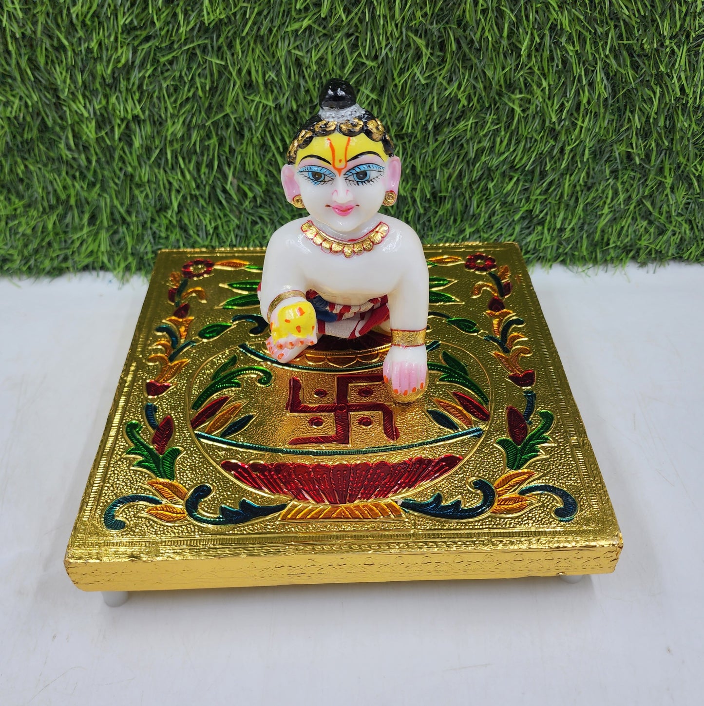 Chowki For laddu gopal ji without idol.