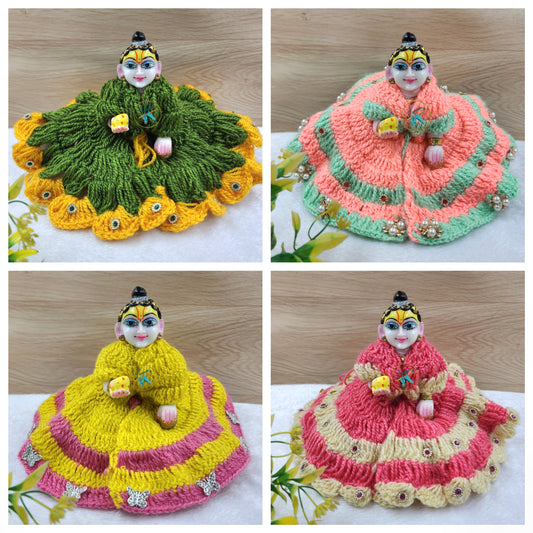 New designer venus woollen for laddu goapl ji. Random colours and Designs. size [ 0-6]