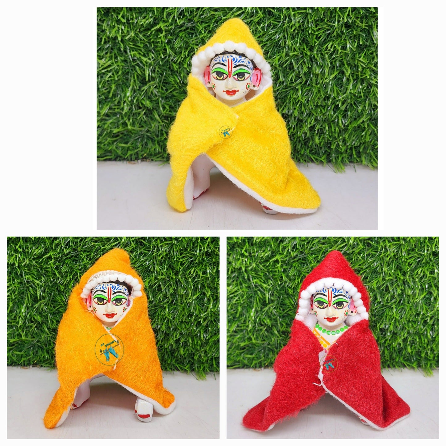 Glacier Winter Ponchu Pack of 3 ( Random color and print )