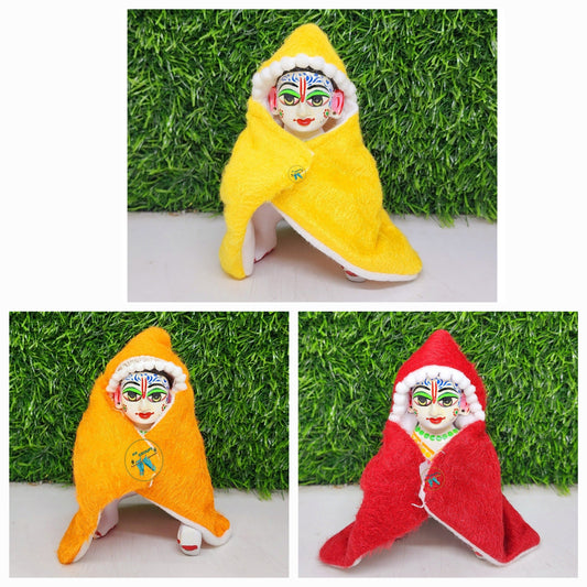 Glacier Winter Ponchu Pack of 3 ( Random color and print )